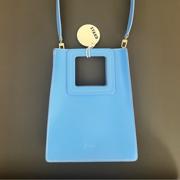 STAUD Handbags - Staud Leather Blue Bag